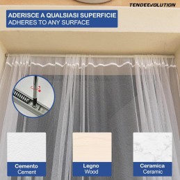 Bară extensibilă pentru perdea | 1 bucată