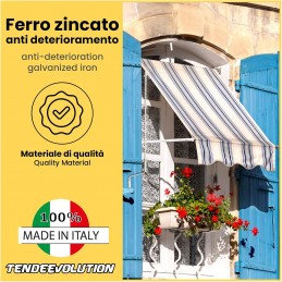 Asta di Manovra Zincata per Tende da Sole – Vari Modelli