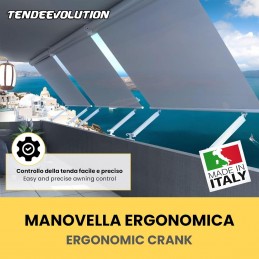 11:1 Ručno vitlo za Zamak tende – Proizvedeno u Italiji