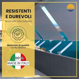 Bracci Regolabili Tempotest Parà in Alluminio – Universali per Tende a Caduta