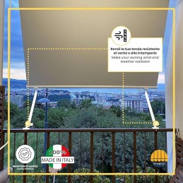 Tempotest Parà Verstelbare Aluminium Armen – Universeel voor Uitklapbare Luifels