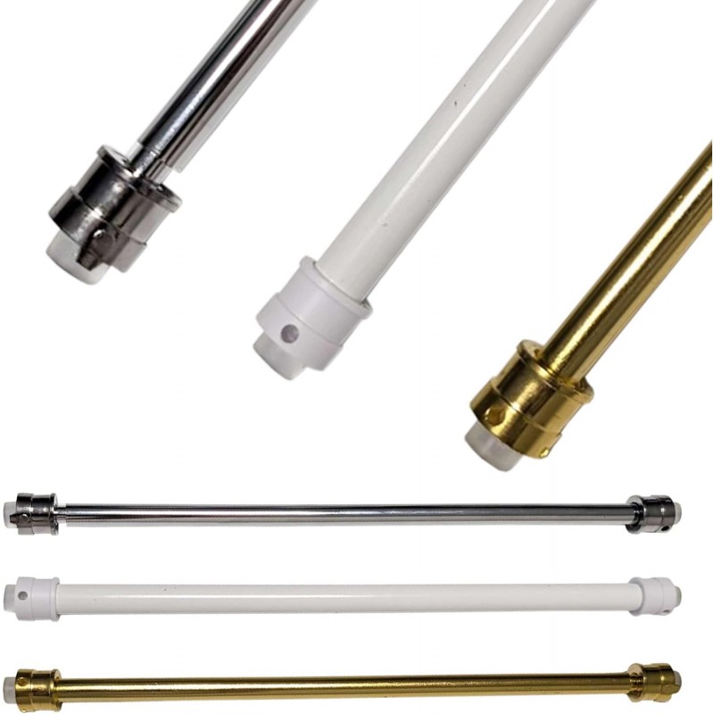 Telescopic Rod for Glass Curtains – Steel Rod Without Drilling