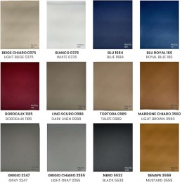 PRUATEK Nautical Eco-Leather -nahkaa metritavarana – Palosuojattua teknistä kangasta tyynyihin ja verhoiluun