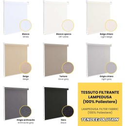 Stores enrouleurs sur mesure Lampedusa – Design et intimité