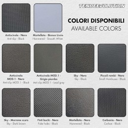 Stretch kunstleer voor motorbekleding en -bekleding - Gemaakt in Italië