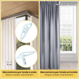 Aluminiumsgardinkappe til gardiner – Moderne, specialfremstillet og farverig