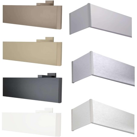 Cenefa de aluminio para cortinas: moderna, personalizada y colorida