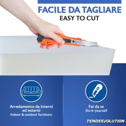 Putplasčio sofos atlošo pagalvėlė – dydis 100 x 50 x 16 cm, ergonomiška atrama