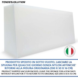 Putplasčio sofos atlošo pagalvėlė – dydis 100 x 50 x 16 cm, ergonomiška atrama