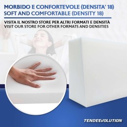 Coussin de dossier en mousse pour canapé – Dimensions : 100 x 50 x 16 cm, soutien ergonomique