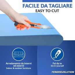 Μαξιλάρι αφρού πυκνότητας 30 – Επένδυση 100x100x15 cm για καναπέδες