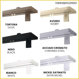 Șină pentru perdea Wave – Fabricată la comandă, din aluminiu pentru perete sau tavan