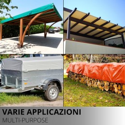 Custom-made 650g/m² PVC tarpaulin - Waterproof cover