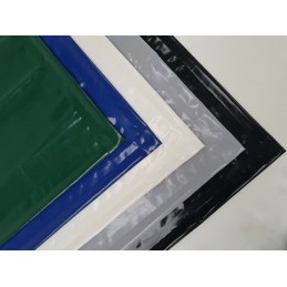 Op maat gemaakt brandwerend PVC-zeil met versterkte rand