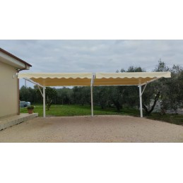 Lagana neprozirna PVC cerada s ušicama za sjenice