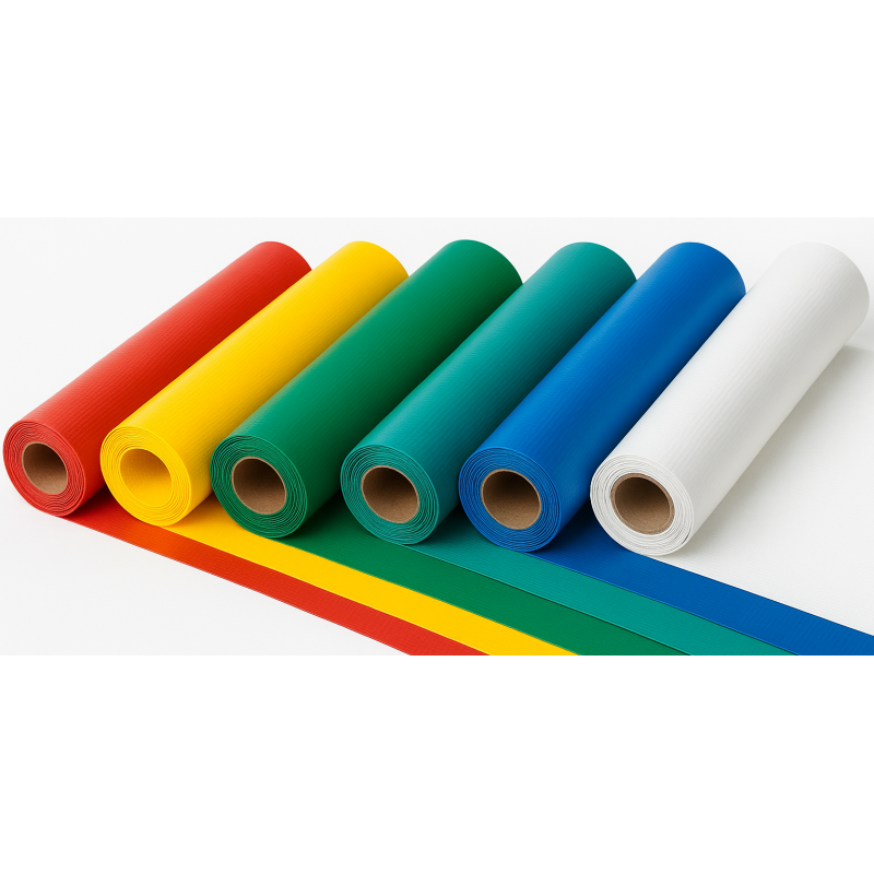 Lichtgewicht, ondoorzichtige PVC-platen per meter voor dakbedekking.