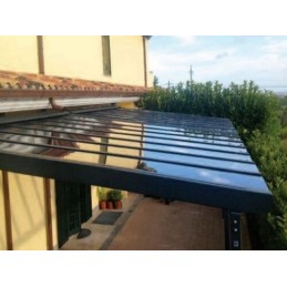 0,50 mm skaidrus krištolinis PVC su sustiprintu kraštu