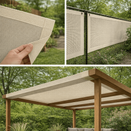 Mikroperforirana PVC mreža po mjeri s rupicama na svakih 25 cm