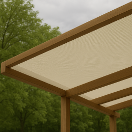 Mikroperforēts PVC brezents ar vēja necaurlaidīgām ovālām cilpiņām