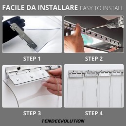 Prozorne PVC trakaste zavese za hladilnice