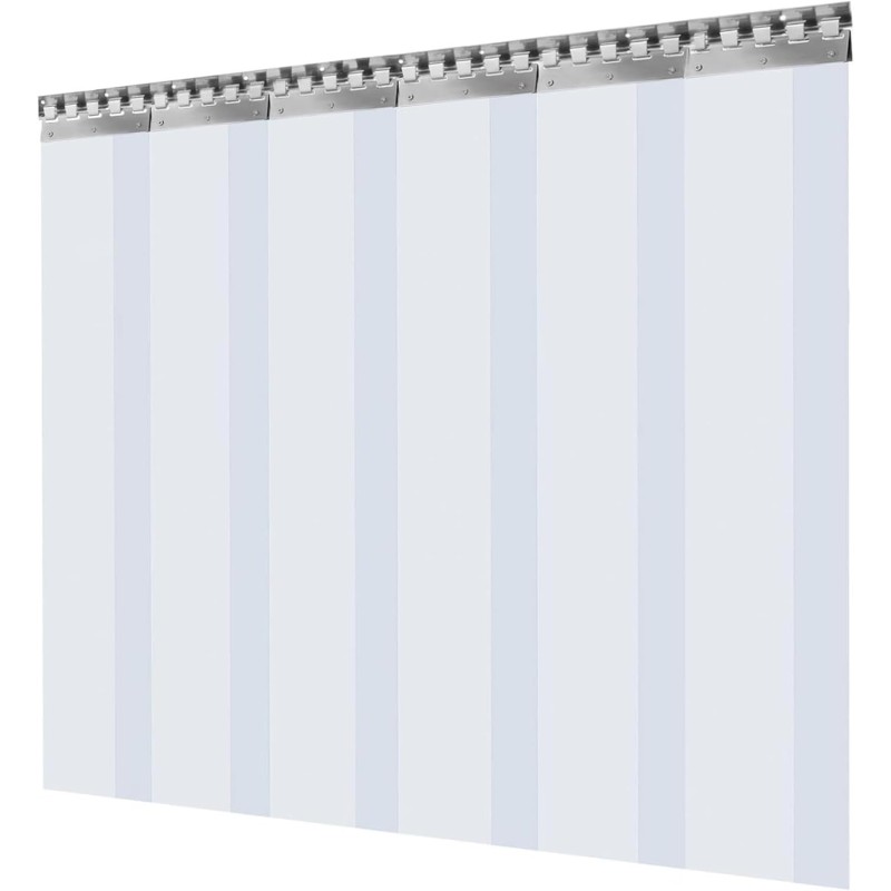 Transparente PVC-stribegardiner til kølerum