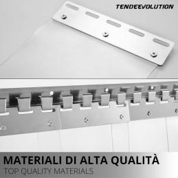 Permatomos PVC juostinės užuolaidos šaldymo patalpoms