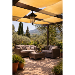 Feuilles ondulées en PVC ignifugé sur mesure de 680 g/m²