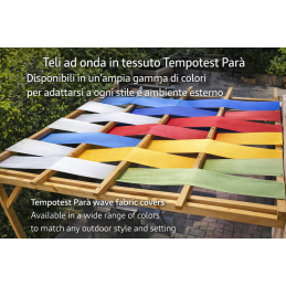 Tempotest Wave Stoffer til specialfremstillede pavilloner og pergolaer