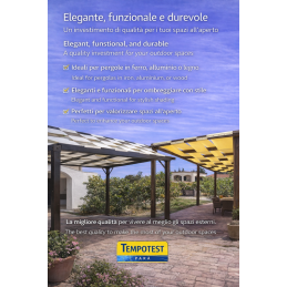 Toiles Tempotest Wave pour gazebos et pergolas sur mesure