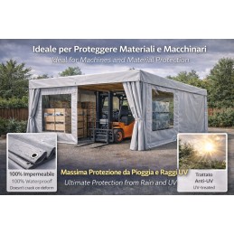 Tarpaulin PVC Saincheaptha 680g: Uiscedhíonach agus Frithsheasmhach in UV