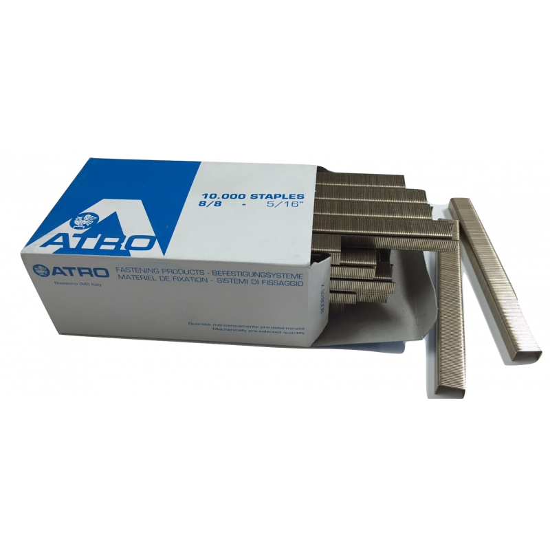 ATRO 8-mm-Klammern – Druckluftspitzen für Polster und Möbel