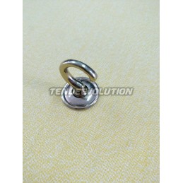 Messing-Embrassenhaken mit Rosette – elegant und langlebig