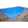 Telo copri piscina su misura occhiellato ogni 25 cm 210 GR/MQ
