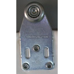 Glideskiver med 2 lejer - Galvaniseret jern til presenninger og overdækninger