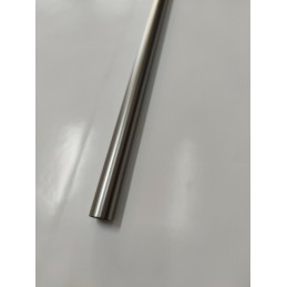 Metall-Gardinenstange Ø 20 mm – Satinierter Stahl, Schwarz, Chrom-Finish