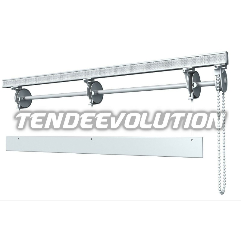 Roman Blind Track System with Chain and Clutch