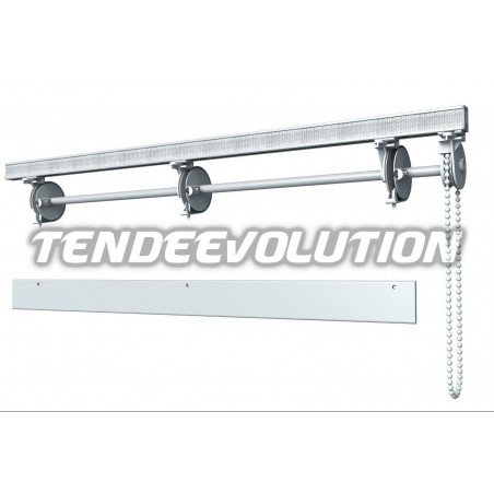 Roman Blind Track System with Chain and Clutch