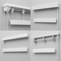 Complete and Multifunctional Roman Curtain Tracks