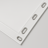 650 g/m² ugunsdrošas PVC loksnes ar ovālām cilpiņām – dažādas krāsas