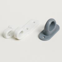 Crochets et butées pivotantes en plastique ou en acier galvanisé pour bâches en PVC