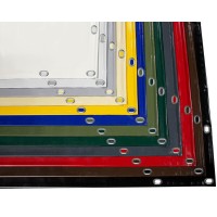 PVC Sheets with Oval Eyelets for Outdoor Roofing