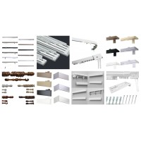 Curtain rods and tracks