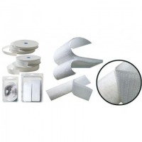 Aberturas, fechos de velcro